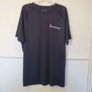 Marines T Shirt Mens XL Black USMC Pain is Weakness Leaving the Body Made In USA